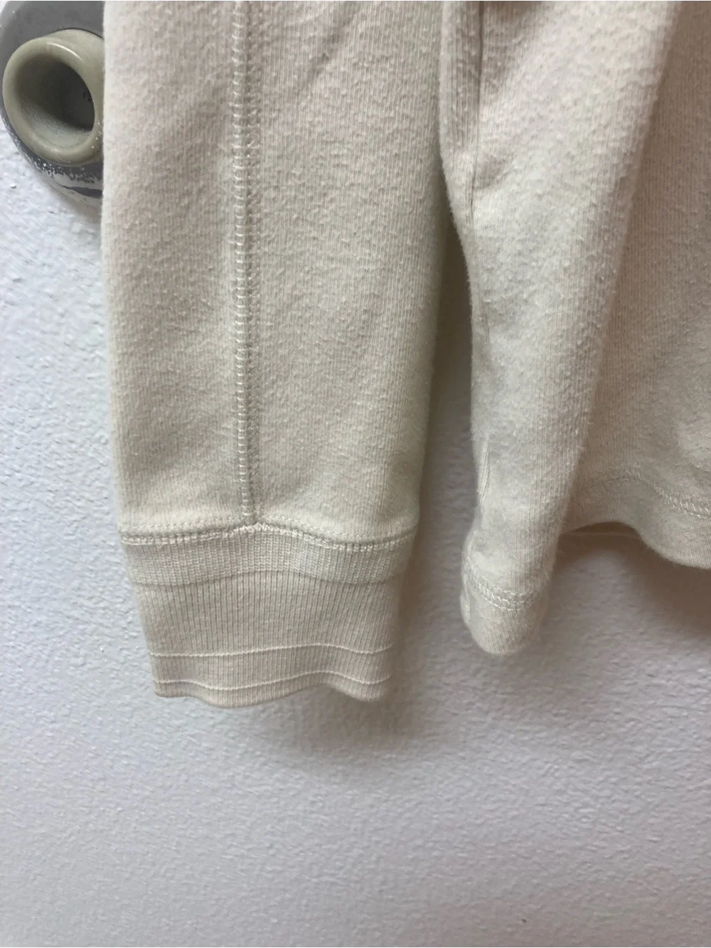 POLO RALPH LAUREN 💯 Percent Cotton Cream Henley (XL)